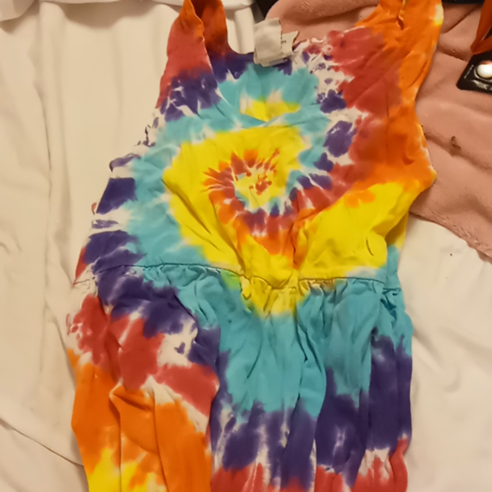 Girl's tie dye sundress